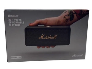 Marshall Emberton Portable Bluetooth Speaker Black NEW! 1005696 - Picture 1 of 4