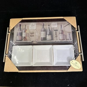 Cypress Home Chateau Server Trio Tray - Picture 1 of 6