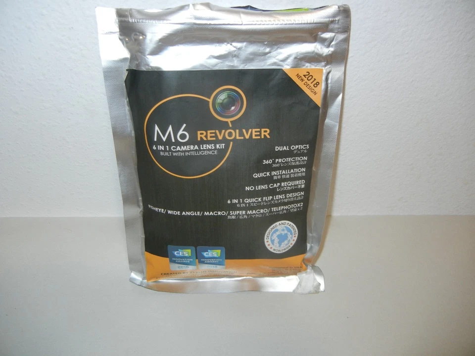 ZTYLUS REVÓLVER VERMELHO BRILHANTE SÉRIE M LENTE 6 EM 1 COM ESTOJO REVÓLVER IPHONE X 2X - Imagem 1 de 2