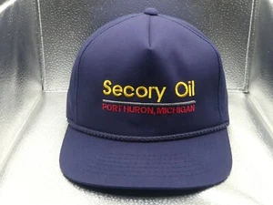 Secory Oil Vintage YoungAn YA Vintage Port Huron Michigan blau Snapback Seil Mütze Kappe - Bild 1 von 12