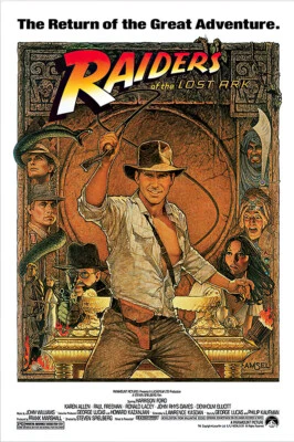 Indiana Jones - Raiders Of The Lost Ark - Movie Poster (Re-Release) (24 X 36)