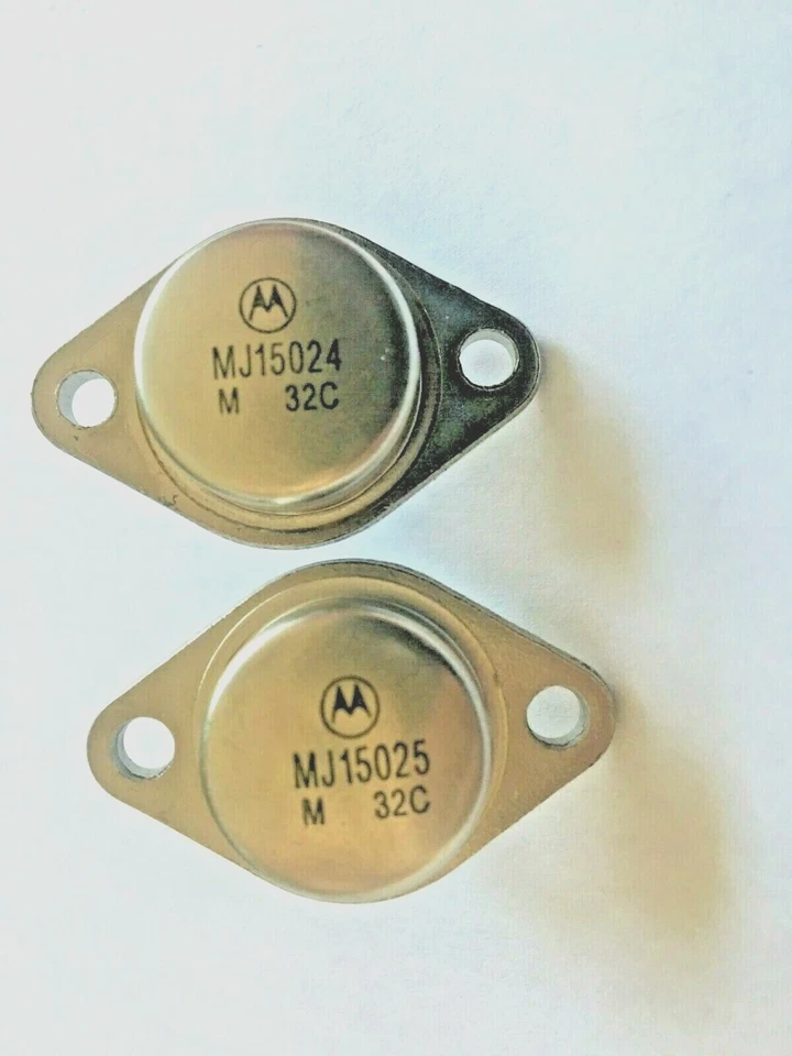 5 Pairs | Motorola Mj15024 NPN Mj15025 PNP Audio Power To-3 | US