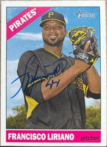 Francisco Liriano Autographed 2015 Topps Heritage #157 - Picture 1 of 1