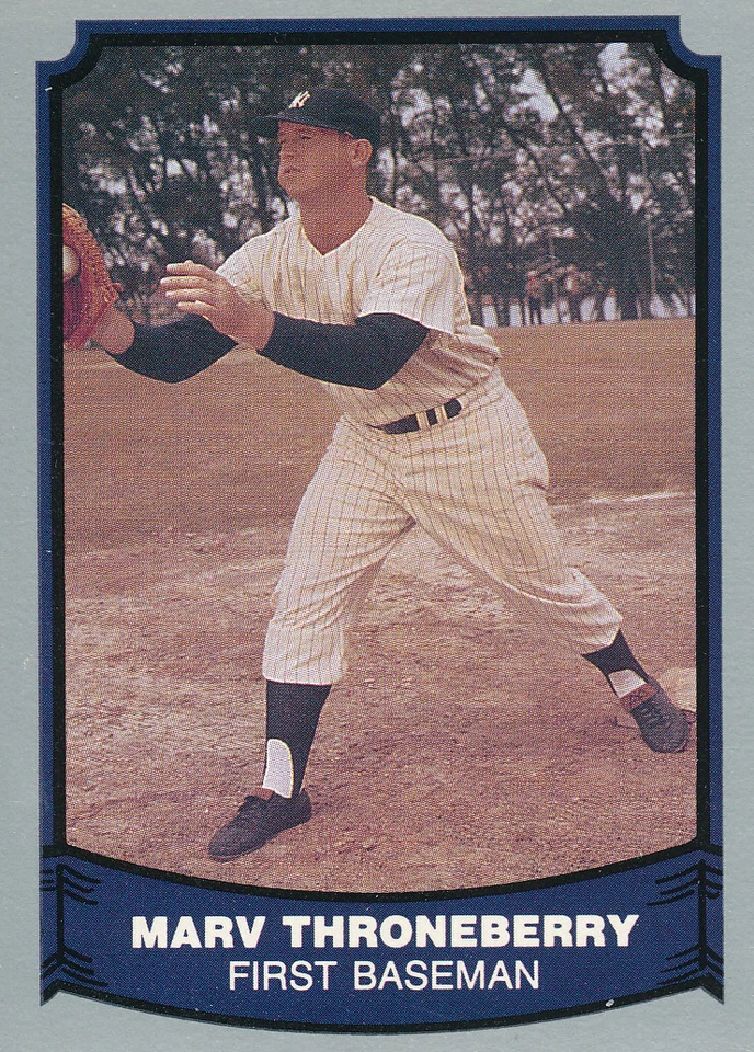 Marv Throneberry 1988 Pacific Baseball Legends  #48 Yankees - Image 1 of 1