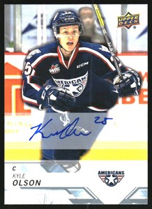 2018-19 Upper Deck CHL Autographs #96 Kyle Olson
