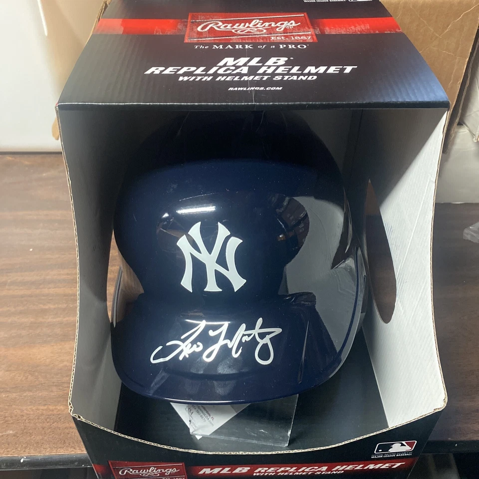 Tino Martinez Signed Auto Autograph Yankees Batting Helmet JSA Witness COA - Image 1 of 2