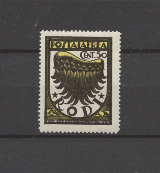 No: 123424 - RODI (ITALY & AREA) - AIR MAIL - AN OLD 50 C STAMP - MH!! - Image 1 of 1
