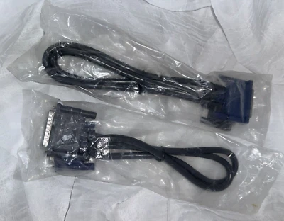 (2) IOMEGA ZIP PARALLEL 25 PIN DATA CABLES  NEW - Image 1 of 4