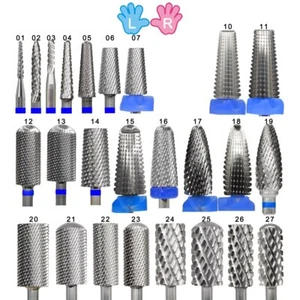 Both 2 Hand Left+Right 27 Different Type Carbide Stable Shank Nail Drill Machine - Picture 1 of 49