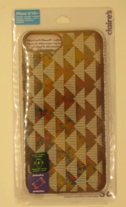 Claire's Glitter iPhone Case. Fits: 6/7/8+. Wireless Charging Compatible. N100 - Picture 1 of 4