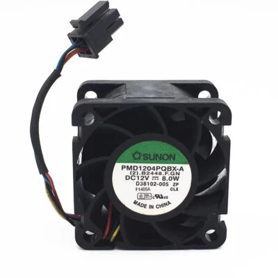 Ventilador de refrigeración servidor SUNON PMD1204PQBX-A 4028 12V 8.0W 4CM 4 hilos Foto 1 de 4