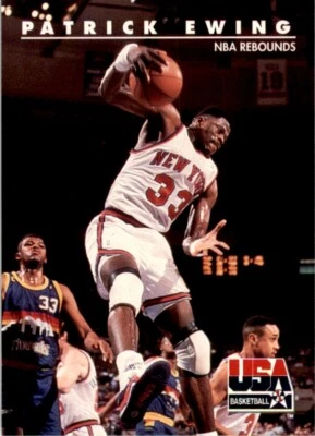 1992-93 SkyBox USA Basketball. Patrick Ewing Basketball Cards #27 - Image 1 of 2