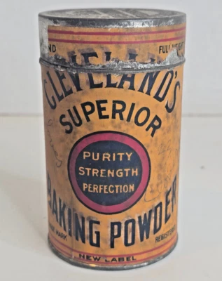 Antique Cleveland's Superior Baking Powder Tin New York - Image 1 of 4