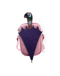 Disney Mary Poppins Glitter Umbrella Shoulder Bag Pink - Picture 1 of 1