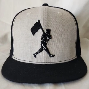 Baseballism Flag Man Logo Puff Embroidery Snapback Ball Cap Hat NWOT NEW No Tag - Picture 1 of 7