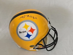 Antonio Brown Signed Full Size Football Helmet Steelers Throwback JSA - Picture 1 of 2