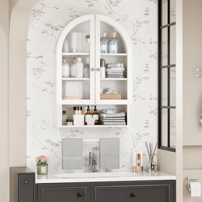 Bathroom Wall Cabinet, Modern Medicine Cabinet with with Adjustable Wood Shel... - Image 1 of 4