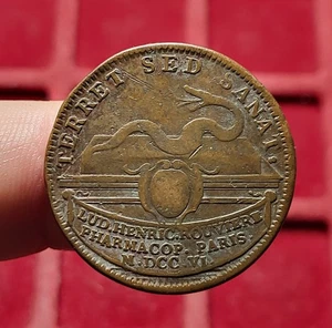 #111-4 ~ Token / Token - Medizin 1716 - Bild 1 von 2