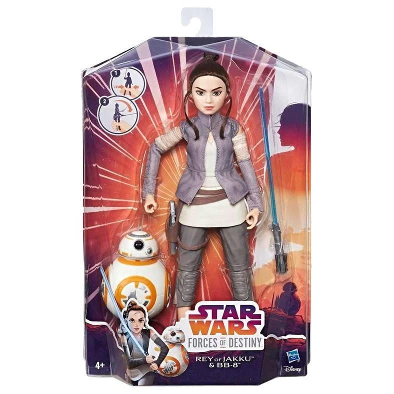 Disney STAR WARS Force of Destiny - REY OF JAKKU & BB-8 - Action Figure (2016) - Image 1 of 1