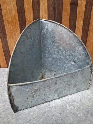 Little Giant Galvanized Chicken Corner Feeder - Image 1 of 4