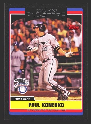 Paul Konerko Chicago White Sox 2006 Topps Update Black #UH270 SN /55 - Image 1 of 2