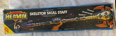 Mattel MOTU: Electronic Skeletor Skull Staff 1990 w/ Box - Read Description - Image 1 of 4