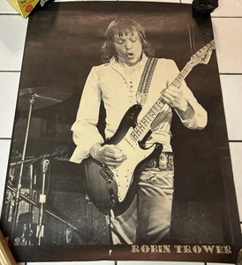 Vintage ROBIN TROWER 17x22” Paper Poster 1970’s CARNIVAL? Procol Harum ROCK - Picture 1 of 6