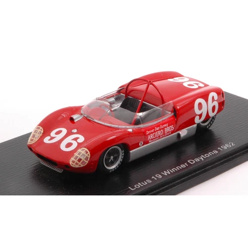 LOTUS 19 N.96 WINNER DAYTONA 1962 DAN GURNEY 1:43 Spark Model Auto Competizione  - Immagine 1 di 1