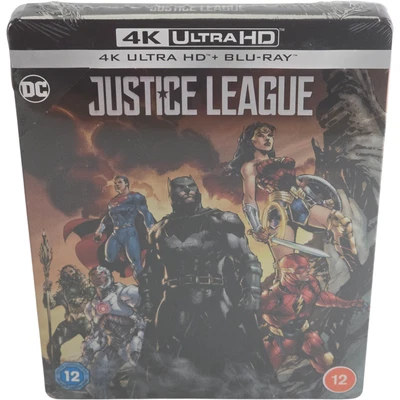 Justice League 4K Ultra HD +Blu-ray SteelBook Zavvi Ben Affleck 2020 Free Zone - Image 1 of 4