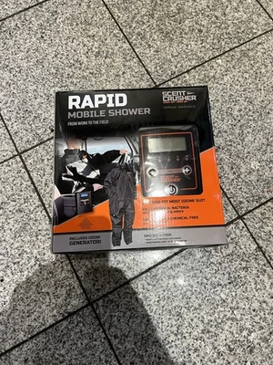 Scent Crusher Rapid Mobile Shower Suit Heavy Duty Zippers & Fabric New in box - Image 1 of 4