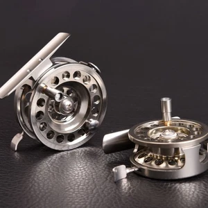 Alluminio in lega di pesca a mosca la pesca a mosca la mano destra argento - Foto 1 di 9