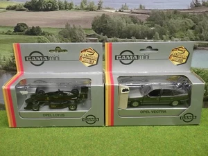 Gama 1164 ecc 1:43 Opel Lotus auto da corsa + Opel Vectra in confezione originale (OE) H0145 - Foto 1 di 7