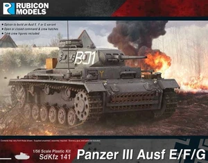 Rubicon Models Sd.Kfz. 141 Panzer III Ausf E/F/G 1/56 28mm German sdkfz Tank 3 - Picture 1 of 1