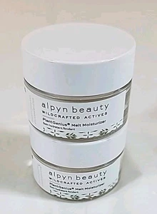 PACK de 2 cremas hidratantes Alpyn Beauty PlantGenius Melt 0,5 oz 15 ml tamaño de viaje NUEVO - Imagen 1 de 3