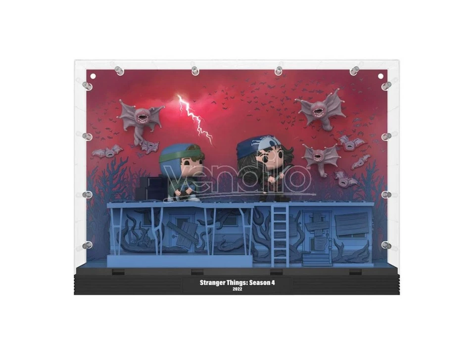 Stranger Things Fase Tre Eddie/Dustin/Demobats 3 75" Pop Vinyl Figure Funko