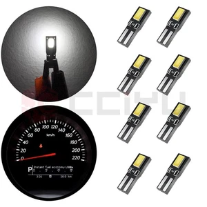 10X 6000k White T5 2-SMD LED Bulbs Dash Instrument Gauge Speedometer Light 74 17 - Picture 1 of 7
