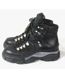 Airstep A.S. 98 Echt Leder Schuhe Plateau Boots,Snürschuhe,Gr.37/38 gebr.TOP - Bild 1 von 3