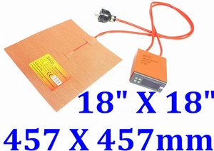 18" X 18" 457 X 457mm 405W JSR CEUL Silicone Rubber Heating Blanket Factory Sale - Picture 1 of 11