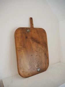 Antique Vintage Turkish Wooden Bread Board / Chopping Charcuterie Board - Picture 1 of 11