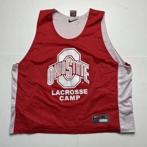 Nike Ohio State University Buckeyes Lacrosse Camp Penny Jersey Reversible Sz XL - Picture 1 of 8