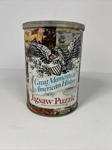 1969 Great Moments in American History Jigsaw Puzzle Humble Oil New Old Stock - Picture 1 of 4