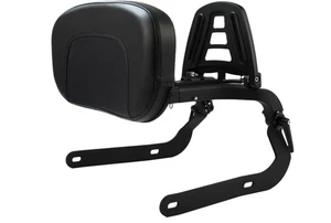 Motorcycle Multi Purpose Rider Passenger Sissy Bar Backrest w/Luggage Carrier Ra - Picture 1 of 7