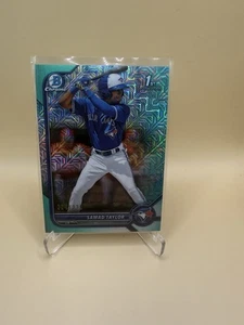 Bowman Chrome Mega Box Aqua Refractor 2022 Samad Taylor/225 - Imagen 1 de 1