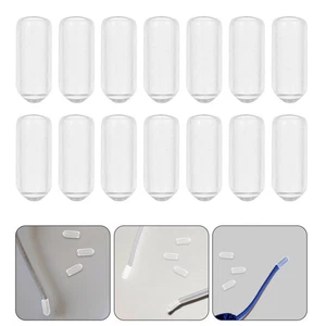 200 Pcs Headband End Pads Cap Clear Rubber Bands for Hair Cover Ends - Picture 1 of 12