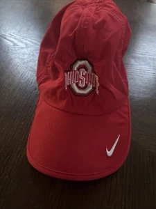Ohio State Buckeyes Nike Dri-fit Logo Adjustable Hat Cap Red - Picture 1 of 6