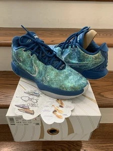Mens Nike Lebron 21 XXI 'Abalone' Sz 11 Industrial Blue worn less than 5 times - Picture 1 of 12