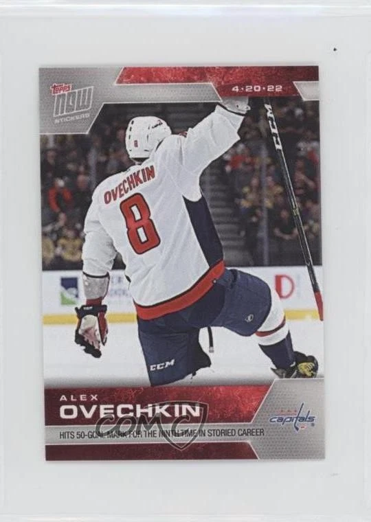 2021-22 Topps Now NHL Stickers /306 Alex Ovechkin #416 - Image 1 of 2
