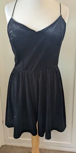 Nobodys Child Size 14 Velvet cropped Culottes Wide Leg Black - Holiday evening - Picture 1 of 7