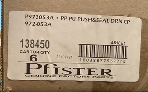 Pfister 972-053A Push and Seal Drain, Qty 6 - Picture 1 of 2