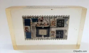 Encapsulated Hybrid Integrated Ceramic Circuit – Lucite Paperweight vintage 1982 - Picture 1 of 4